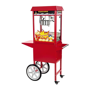 Popcornmachine op kar
